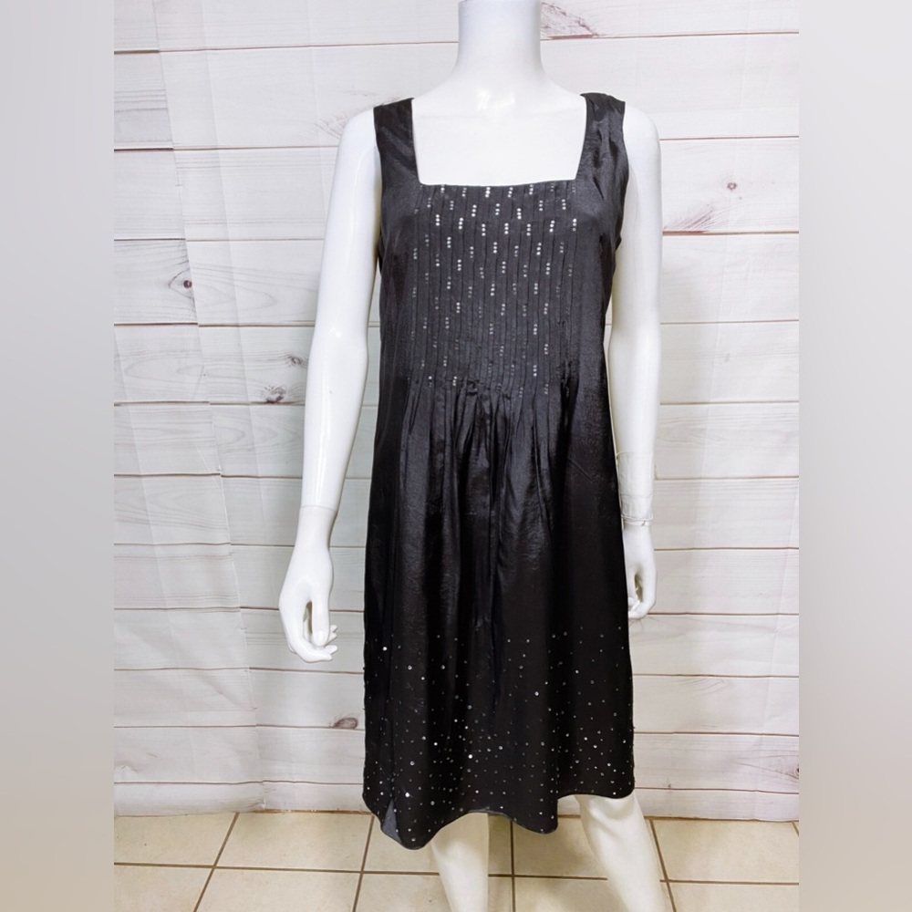 NWT Coldwater Creek gray sequin tank dress/women’s size 12